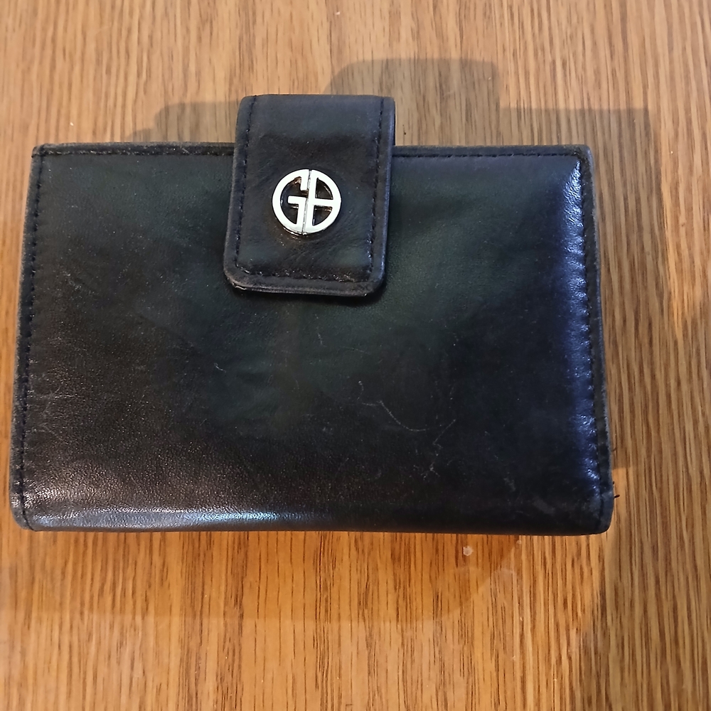 Giani Bernini Balck Leather Wallet